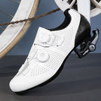 Cross-border New Road Car Lock Shoes Hard Bottom Bike Shoes suit Breathable Lockless Cycling Shoes Men's Mountain Bicycle Shoes