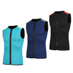 3mm Hooded Warm Diving Vest Sleeveless Surfer Wetsuit with Hood Split Vest Shorts Drifting Snorkeling