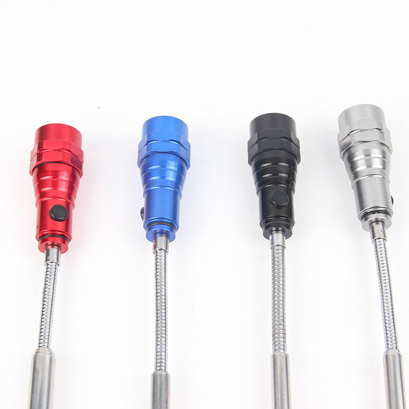 3 lamp pickup strong magnetic iron absorption tensile steel pipe metal hose arbitrary bending LED multi-function work flashlight