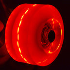 Double-row roller skates luminous wheel four-wheel skates skateboard universal transparent flash wheel skating rink roller skate wheel