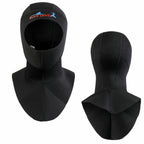 Diving Cap 3mm Thickened Warm Underwater Cold-proof Swimming Scuba Men's Winter Swimming Women's Super Elastic Thickened Snorkeling Head with Shoulder