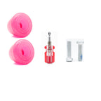 Double-row skates high elastic wear-resistant PU brake head four-wheel roller skates point ice roller skates brake accessories