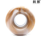 Double-row roller skates PU high elastic shock absorption mixed color wheel four-wheel skates non-luminous wheel roller skate universal wheel