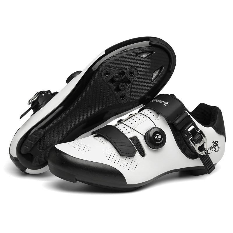 Factory Direct Supply Cross-border plus size Riding Shoes Hard Sole Outdoor Mountain Bicycle Lock Shoes Breathable Road Bike Shoes
