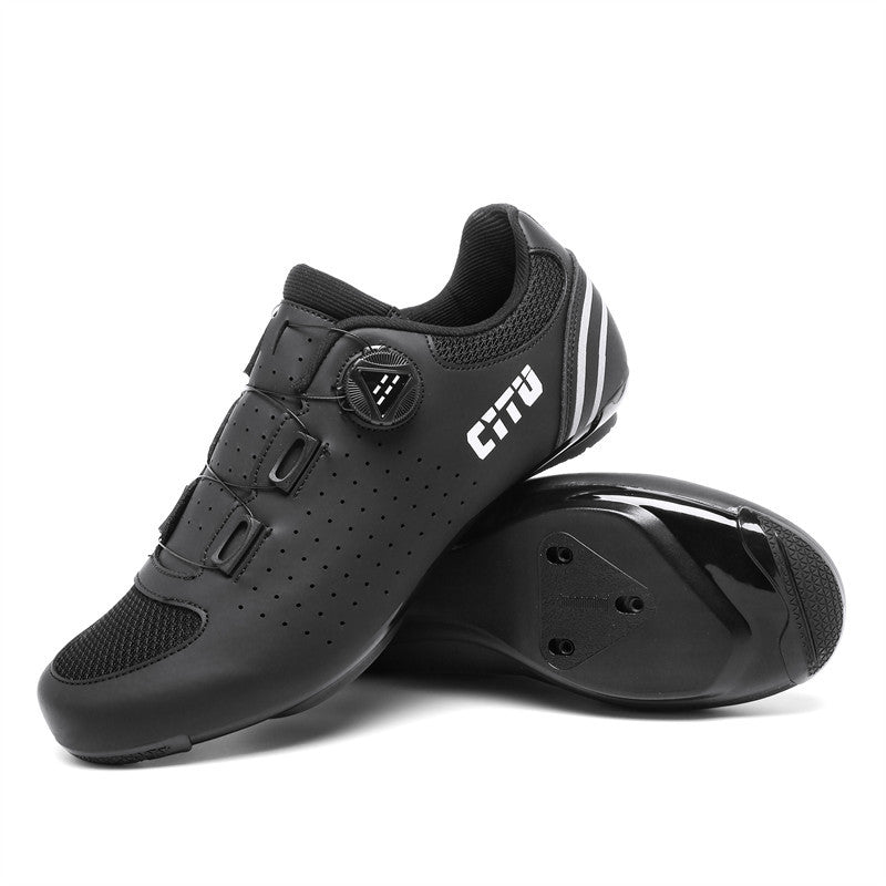 Bicycle shoes this year's new cross-border men's and women's couple's cycling shoes outdoor off-road lock shoes lock-free rubber shoes