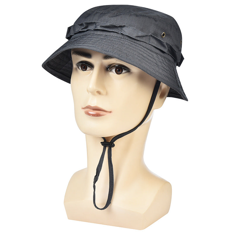 BENNI Hat Sun Protection Military Fan Tactical Hat Men's Outdoor Mountaineering Fisherman Hat Big-brimmed Sunshade Hat Round-brimmed Cowboy Hat