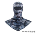 Summer Fishing Full Face Sun Protection Mask Outdoor Dustproof and Anti-Uv Hood Breathable Quick-Drying Sweat-Absorbent Cycling Hood
