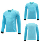 2025 Football Goalkeeper suit Long Sleeve Competition Training Team Uniform Breathable Children's Cross-border Foreign Trade Jersey Printable