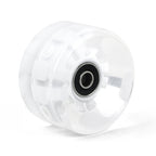 6536 double-row roller skates color luminous wheel four-wheel roller skates land skateboard universal PU transparent flash wheel