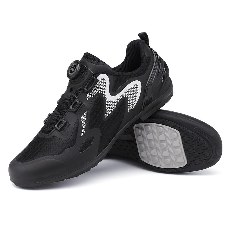 Self-Propelled Bicycle Road Mountain Cycling Shoes Men's Casual Flat Pedal Non-Locking Flat Bottom Locking Hard Bottom Women's Shoes Non-Locking Wholesale