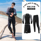 Diving suit women's new couple anti-DDoS swimsuit split long-sleeved trousers quick-drying surfing snorkeling suit jellyfish suit men