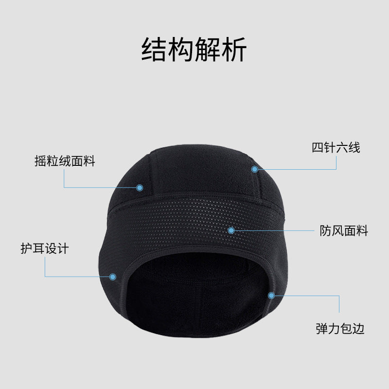 Winter Hat Outdoor Mask Windproof and Coldproof for Men and Women Warm and Thickeneded Cycling Ear Protection Polar Fleece Hood Eye Protection