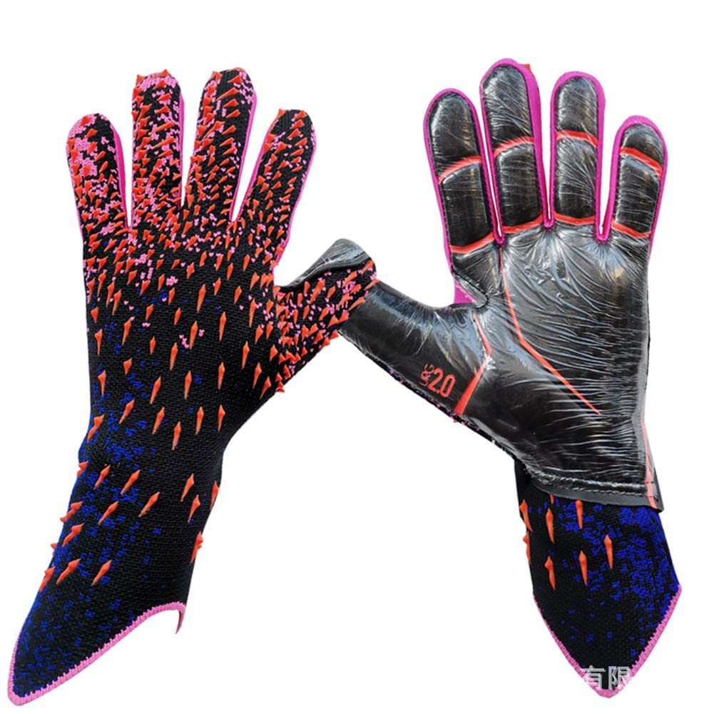 Goalkeeper Gloves Football Player Professional Gloves Children Adult Goalkeeper Gloves Wear-Resistant Non-Slip Breathable Wholesale