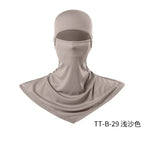 Summer Fishing Full Face Sun Protection Mask Outdoor Dustproof and Anti-Uv Hood Breathable Quick-Drying Sweat-Absorbent Cycling Hood