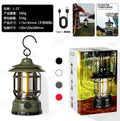 Cross-border new camping lamp outdoor multi-functional camping tent lamp retro lantern cob rechargeable portable lamp for home use