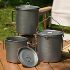 TA1 Pure Titanium Mug Outdoor Picnic Water Cup Coffee Cup Camping Tea Portable Single Layer Folding Handle Drinking Water