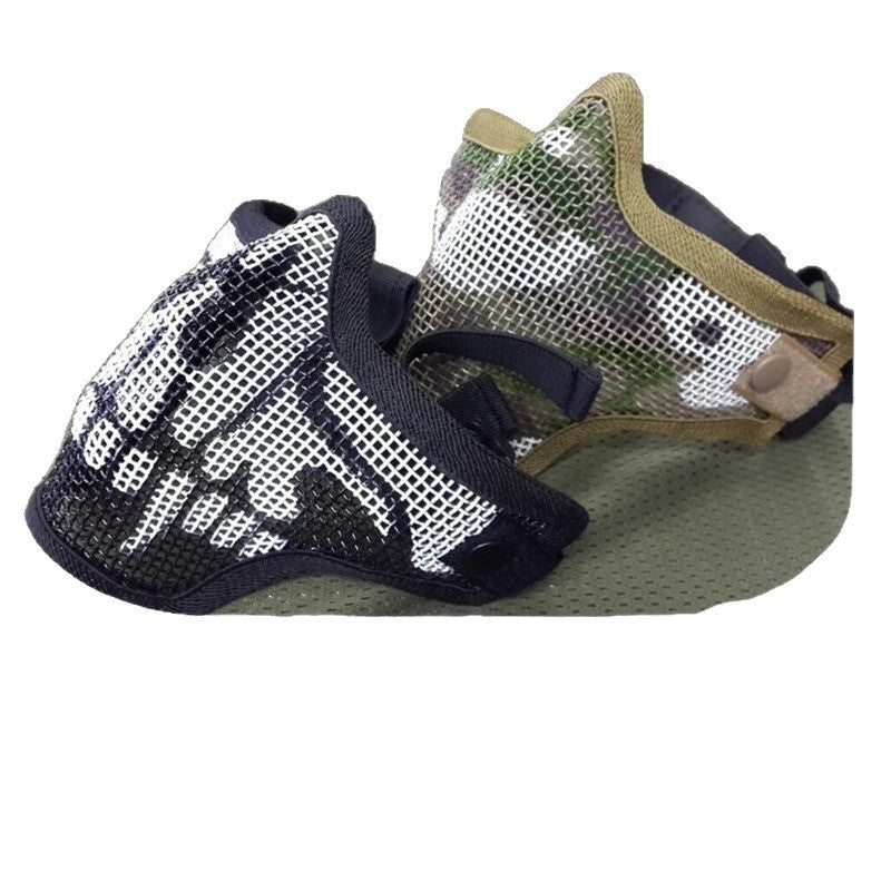 Tmc Second Generation Breathable Mouthguard Tactical Camouflage Iron Mesh Steel Wire V1 Protective Mask Mask Factory Direct Sale