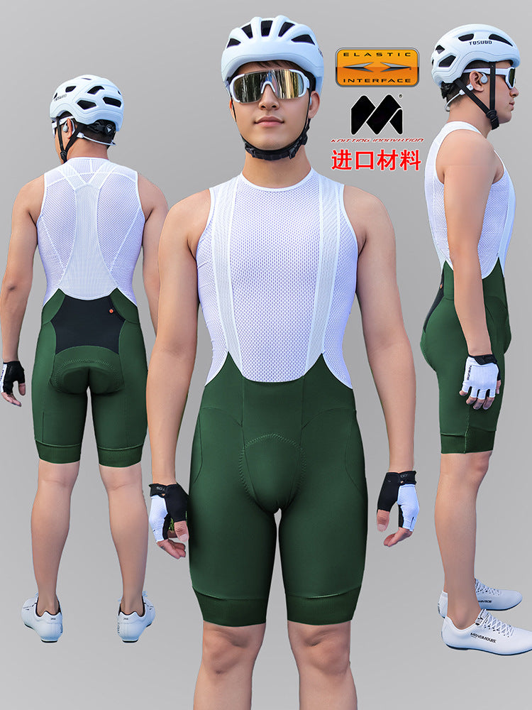 Summer Men's Cycling Shorts with Miti Imported Fabric, Outdoor Cycling Shorts with Padding, Moisture-Wicking and Breathable