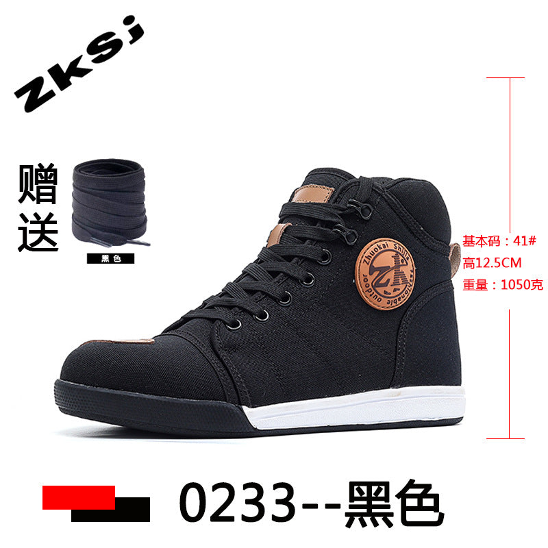 Cross-border motorcycle riding shoes motorcycle boots four seasons breathable anti-fall knight equipment road racing shoes parkour shoes four seasons