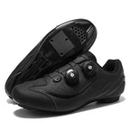 2025 New Road Car Lock Shoes Hard Bottom Breathable Bicycle Shoes Men's Mountain Bike Lock Shoes Lockless Cycling Shoes Power-assisted