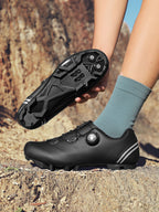 2024 Cross Border Outdoor Cycling Shoes Road Car Lock Shoes Bicycle Shoes New Flat Men's and Women's Mountain Bike Bicycle Shoes