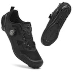 Cross-border new mesh cycling shoes men's summer lockless mountain bike road bike lock shoes spinning batch