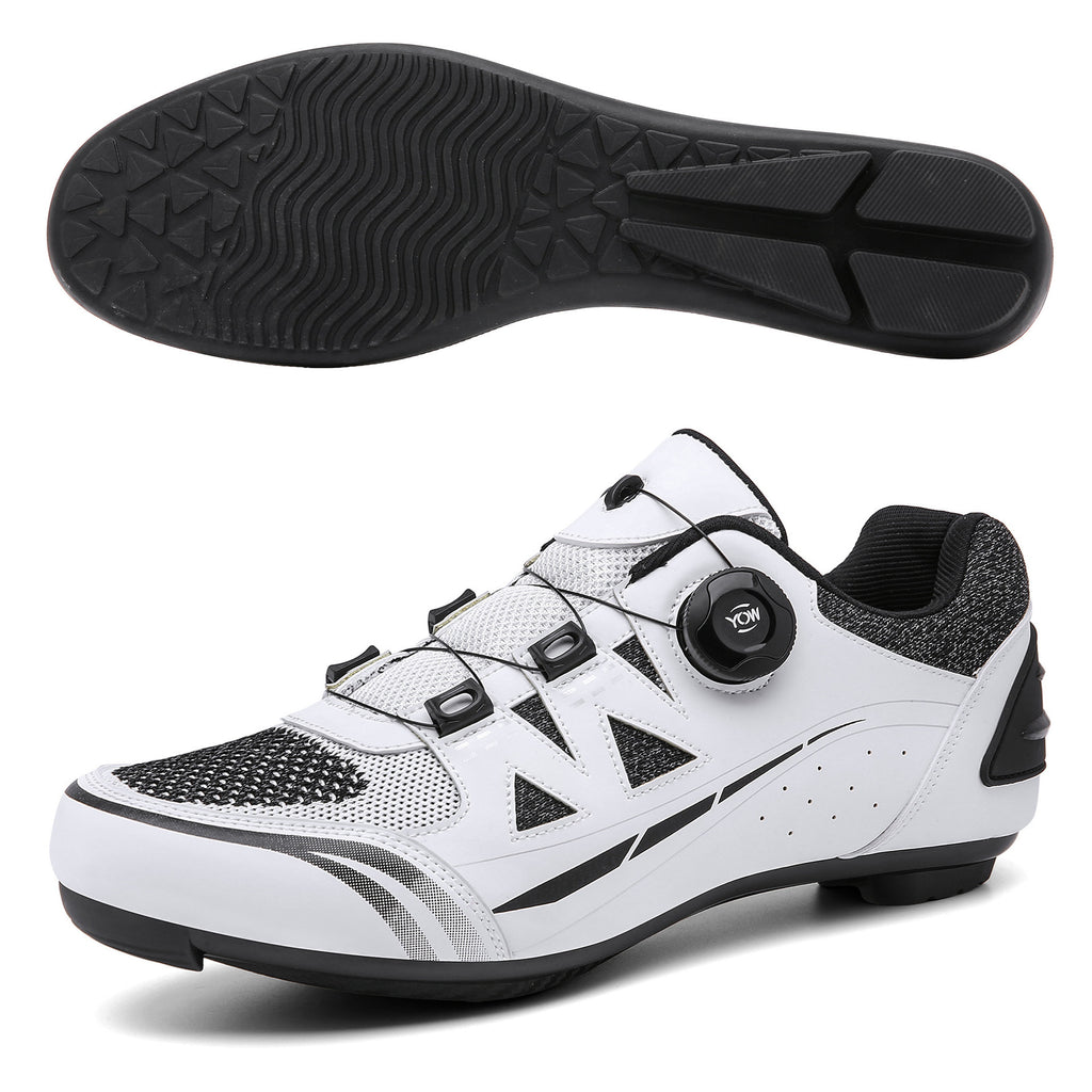 2023 Cross-border New Road Self-locking Riding Shoes Hard Sole Mountain Bike Shoes Power Bicycle Lock Shoes Men's Riding