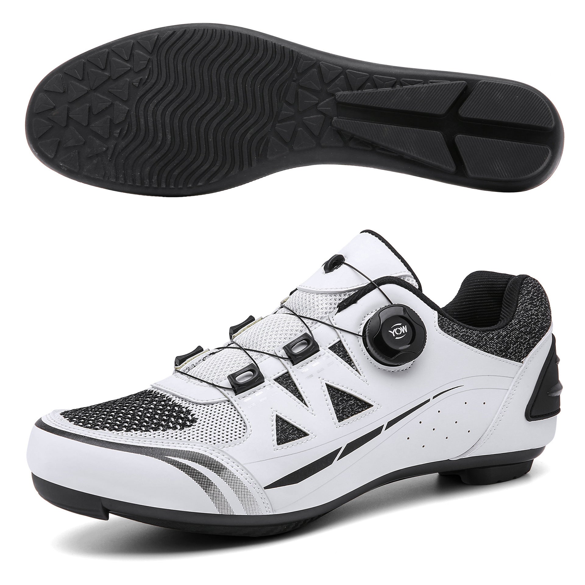 2023 Cross-border New Road Self-locking Riding Shoes Hard Sole Mountain Bike Shoes Power Bicycle Lock Shoes Men's Riding