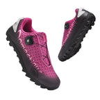 Road Mountain Men's and Women's Locked Bicycles Unlocked Shoes Hard-Soled Spinning Cycling Shoes Gym Black