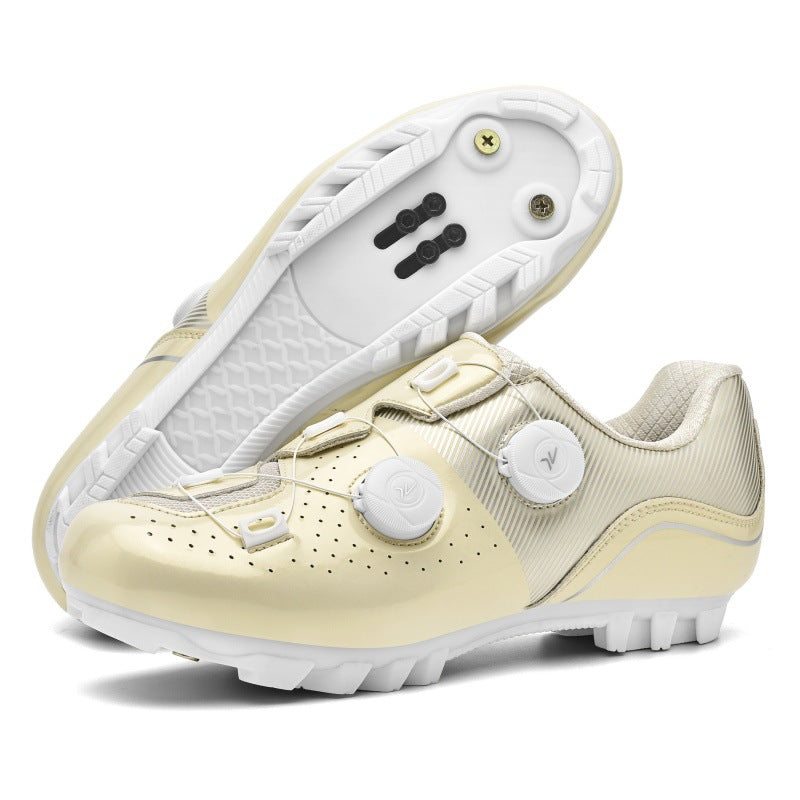 Cycling Shoes Outdoor Riding Shoes Non-Lock Rubber Sole Road Sole Mountain Sole Outdoor Cross-Border Popular Double Buckle Lock Shoes