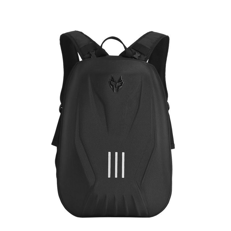 Personalized Motorcycle Cycling Backpack Large Capacity Can Hold Helmet Carbon Fiber Pattern Hard Shell Backpack Outdoor Large Space
