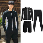 Sun Protection Quick-Drying Diving Suit Split Long-Sleeved Long Pants Swimwear Jellyfish Suit Couple Warm Men's Swimwear Women's Surfing Suit