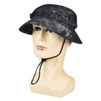 BENNI Hat Sun Protection Military Fan Tactical Hat Men's Outdoor Mountaineering Fisherman Hat Big-brimmed Sunshade Hat Round-brimmed Cowboy Hat