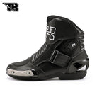 Hong Kong TR Motorcycle Riding Boots Men's Four Seasons Motorcycle High-top Racing Road Shoes Anti-fall Off-road Motorcycle Rally Boots