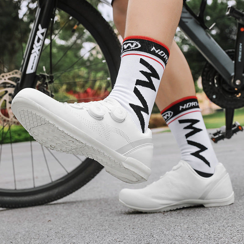 Cross-Border Foreign Trade Bicycle Shoes, Cycling Shoes, Men's and Women's Road Bike Lock Shoes, Mountain Bike Power-Assisted Shoes, Hard Sole Wholesale