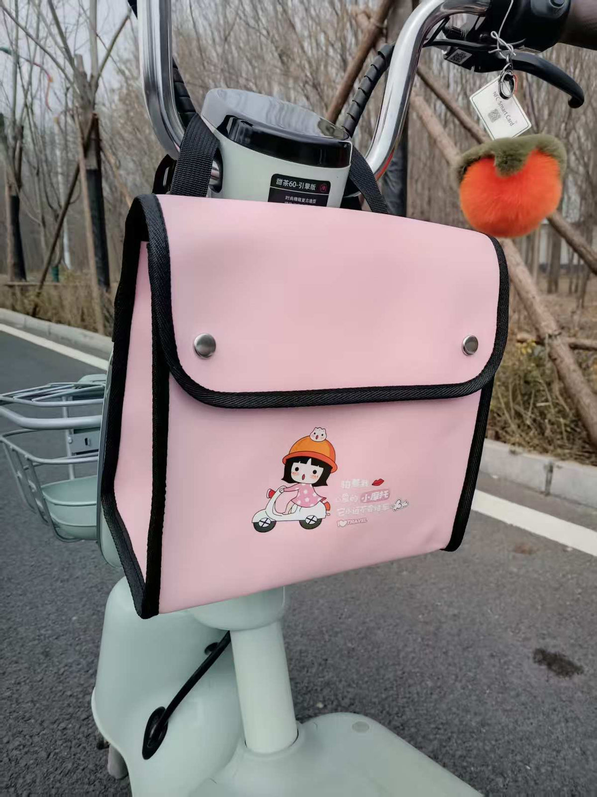 Electric Scooter Hanging Bag for Storing Phone and Charger, Dedicated for Bicycle Riding Phone Charging