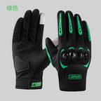 Motorcycle Riding Gloves for Men and Women, All-Season Motorcycle Off-Road Hard-Shell Anti-Fall and Anti-Slip Half-Finger Tactical Gloves