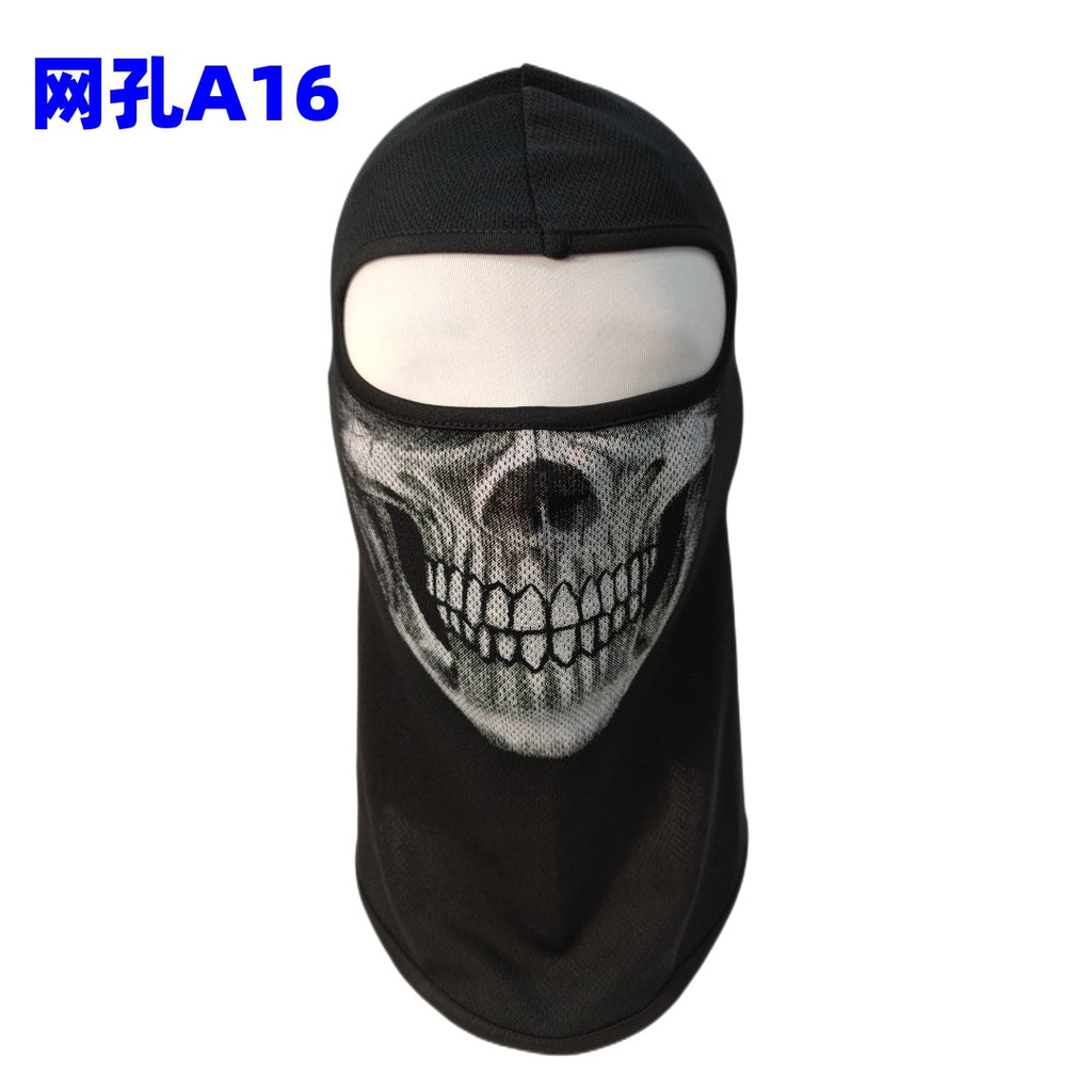 Cross-border manufacturers Halloween cs headgear call of duty personality ghost headgear windproof warm riding headgear mask