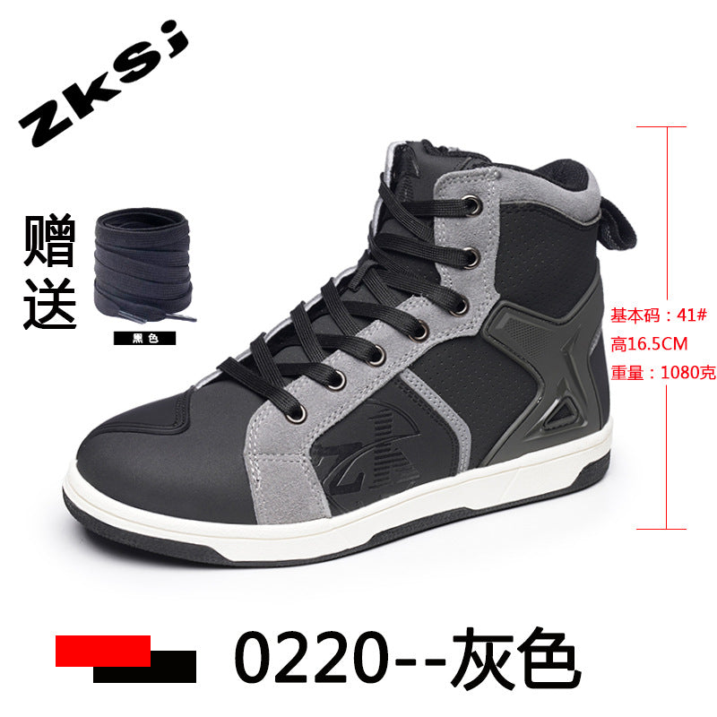 Cross-border motorcycle riding shoes motorcycle boots four seasons breathable anti-fall knight equipment road racing shoes parkour shoes four seasons