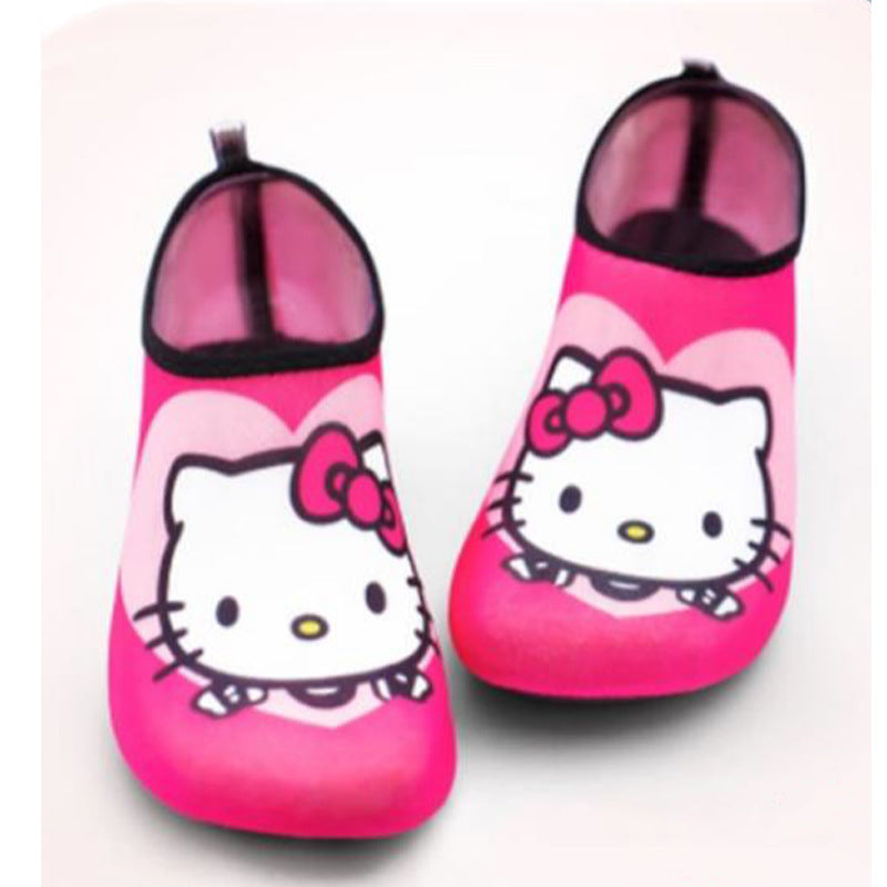 Color cartoon soft bottom beach diving socks spot men's and women's swimming shoes snorkeling diving shoes backwater shoes beach socks