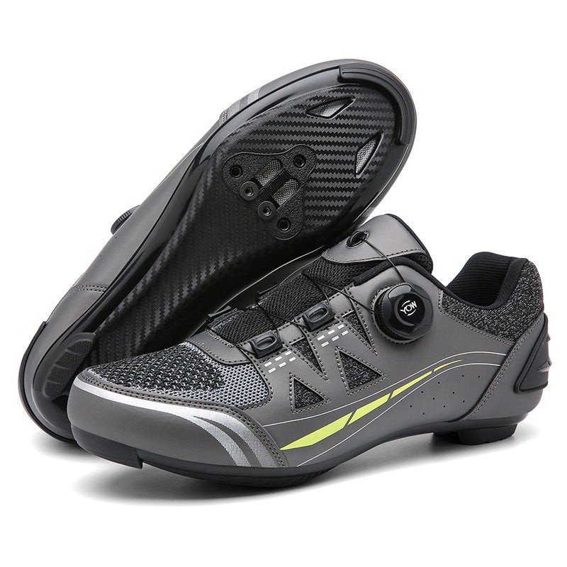 2023 Cross-border New Road Self-locking Riding Shoes Hard Sole Mountain Bike Shoes Power Bicycle Lock Shoes Men's Riding