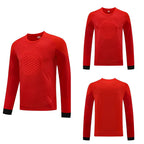 2025 Football Goalkeeper suit Long Sleeve Competition Training Team Uniform Breathable Children's Cross-border Foreign Trade Jersey Printable