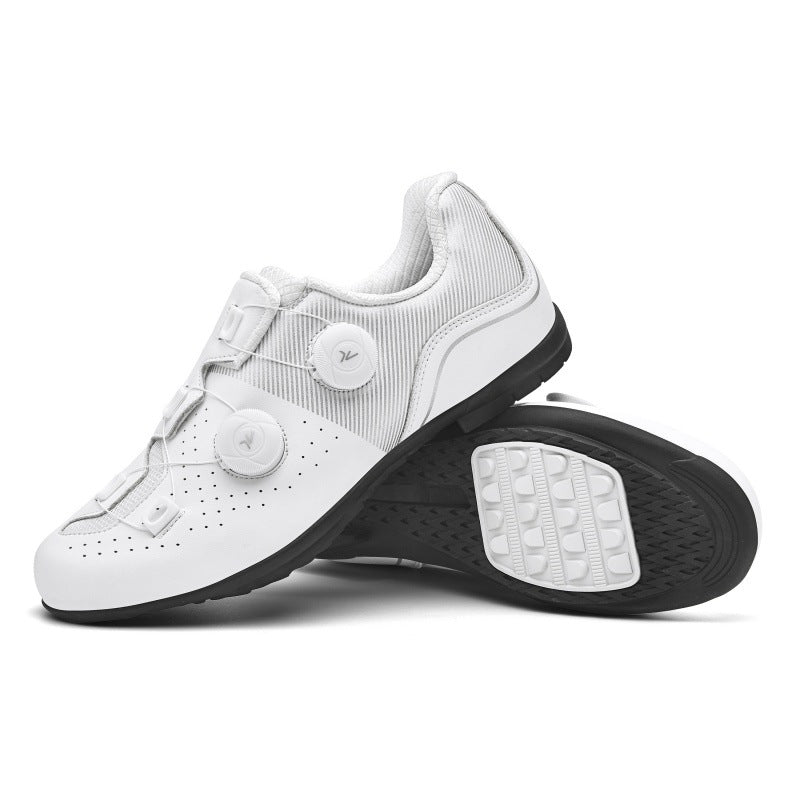 Cycling Shoes Outdoor Riding Shoes Non-Lock Rubber Sole Road Sole Mountain Sole Outdoor Cross-Border Popular Double Buckle Lock Shoes