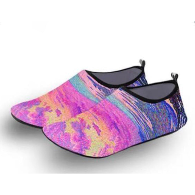 Color cartoon soft bottom beach diving socks spot men's and women's swimming shoes snorkeling diving shoes backwater shoes beach socks