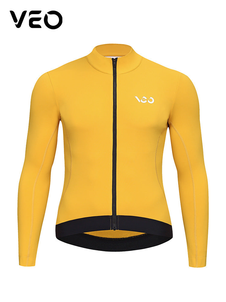 Fall/winter fleece riding clothes men's mountain road bike equipment bicycle fleece-lined warm jacket-warm way