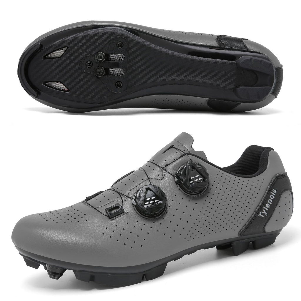T168 Cross-border New Lockless Cycling Shoes Men's Road Car Lock Shoes Breathable Bicycle Shoes Non-lock Mountain Bicycle Shoes