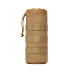 1000D Outdoor Mountaineering MOLLE Tactical Kettle Bag Travel Thermos Cup Kettle Bag 1.5L Water Cup Kettle Storage
