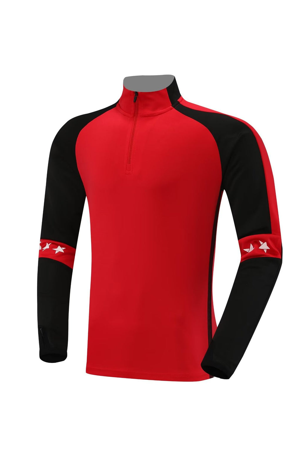 2024 autumn and winter football uniform half zipper long sleeve coat children's adult training clothing suit sports appearance clothing fleece-lined