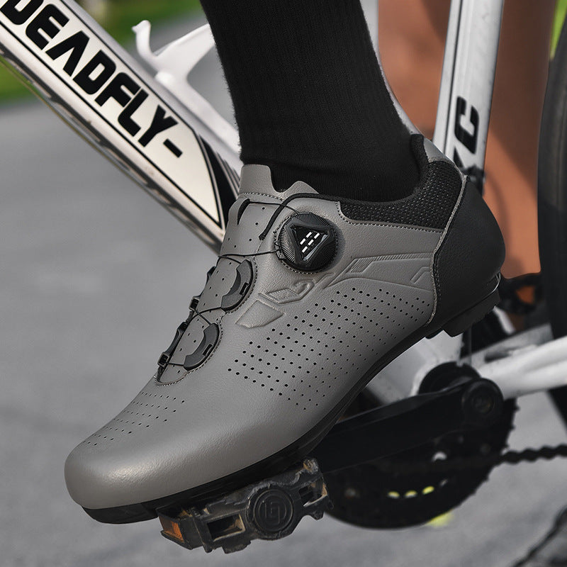 Bicycle Shoes, Cycling Shoes, Men's and Women's Road Bike Lock Shoes, Mountain Bike Assist Shoes, Hard-Soled, Lightweight, Breathable, Outdoor
