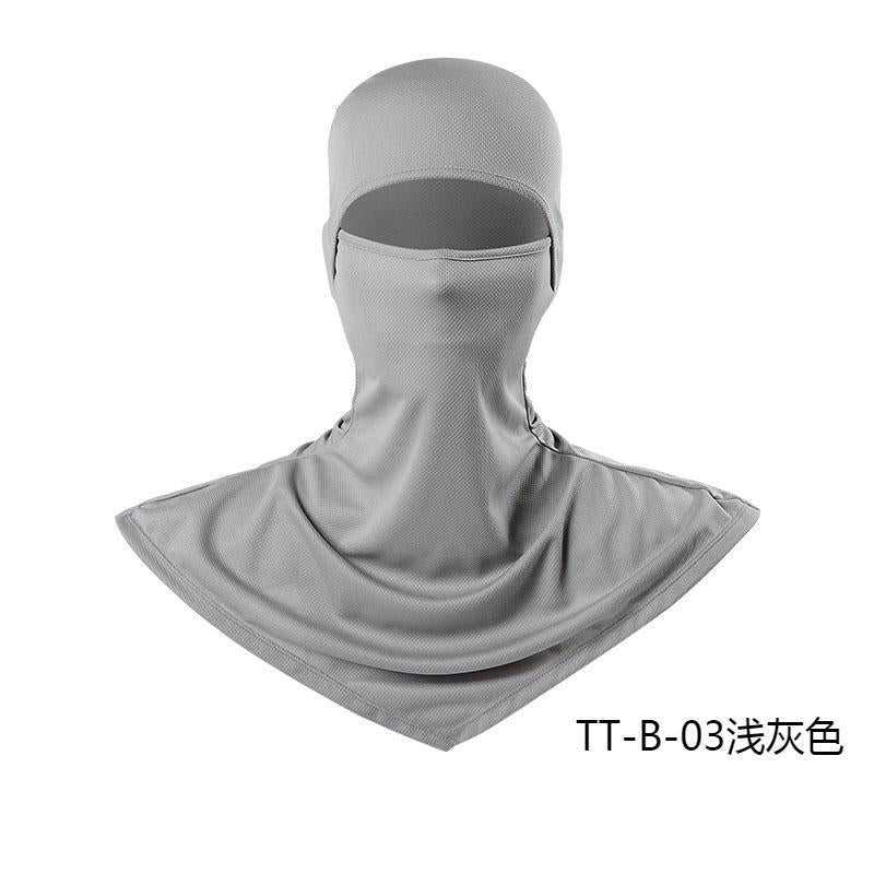 Summer Fishing Full Face Sun Protection Mask Outdoor Dustproof and Anti-Uv Hood Breathable Quick-Drying Sweat-Absorbent Cycling Hood